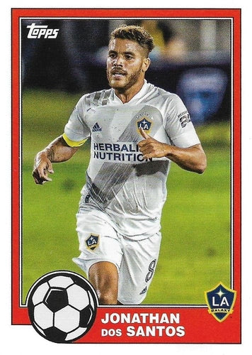 #T81-5 Jonathan dos Santos - Los Angeles Galaxy - 2021 Topps MLS Soccer - 1981 Throwback