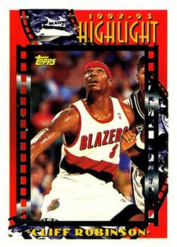 #5 Clifford Robinson - Portland Trail Blazers - 1993-94 Topps Basketball