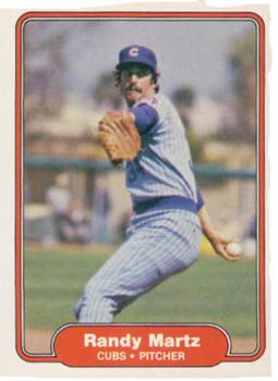 #600 Randy Martz - Chicago Cubs - 1982 Fleer Baseball