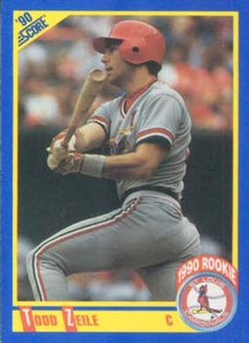 #600 Todd Zeile - St. Louis Cardinals - 1990 Score Baseball
