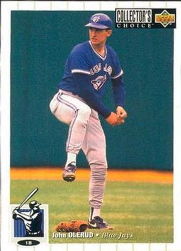 #600 John Olerud - Toronto Blue Jays - 1994 Collector's Choice Baseball