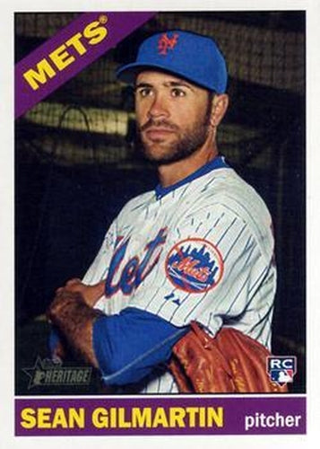 #600 Sean Gilmartin - New York Mets - 2015 Topps Heritage Baseball