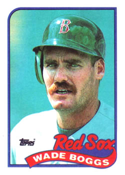 #600 Wade Boggs - Boston Red Sox - 1989 Topps Baseball
