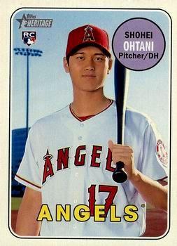 #600f Shohei Ohtani - Los Angeles Angels - 2018 Topps Heritage Baseball