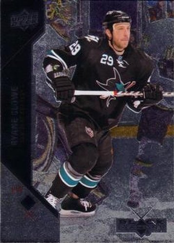 #69 Ryane Clowe - San Jose Sharks - 2011-12 Upper Deck Black Diamond Hockey