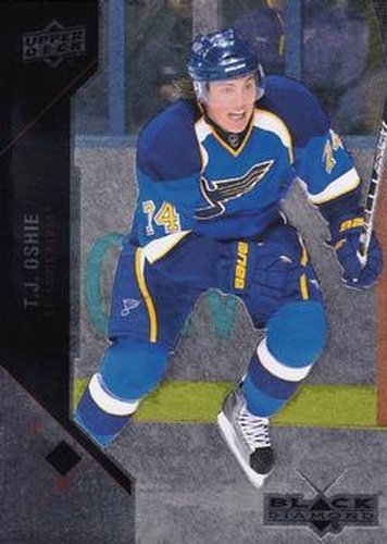 #81 T.J. Oshie - St. Louis Blues - 2011-12 Upper Deck Black Diamond Hockey