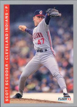 #601 Scott Scudder - Cleveland Indians - 1993 Fleer Baseball