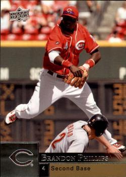 #601 Brandon Phillips - Cincinnati Reds - 2009 Upper Deck Baseball