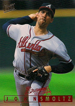 #133 John Smoltz - Atlanta Braves - 1995 Ultra Baseball