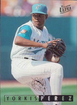 #165 Yorkis Perez - Florida Marlins - 1995 Ultra Baseball