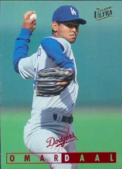 #179 Omar Daal - Los Angeles Dodgers - 1995 Ultra Baseball