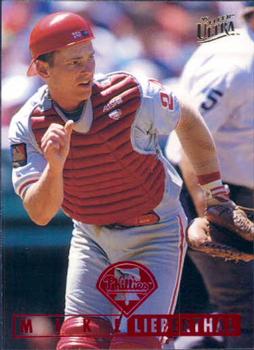 #206 Mike Lieberthal - Philadelphia Phillies - 1995 Ultra Baseball