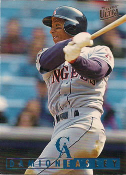 #20 Damion Easley - California Angels - 1995 Ultra Baseball