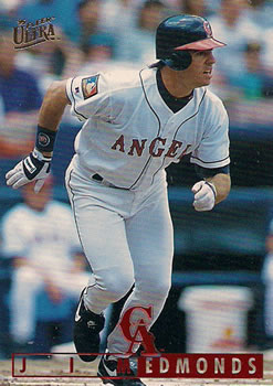 #21 Jim Edmonds - California Angels - 1995 Ultra Baseball