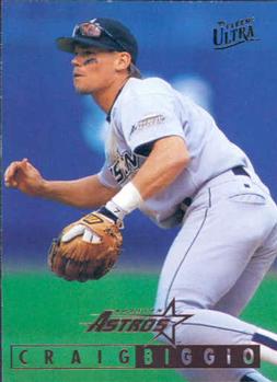 #384 Craig Biggio - Houston Astros - 1995 Ultra Baseball