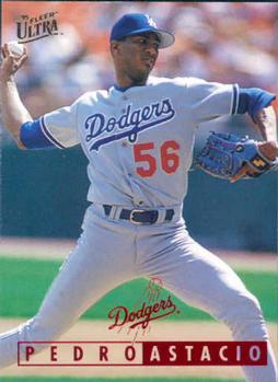 #393 Pedro Astacio - Los Angeles Dodgers - 1995 Ultra Baseball