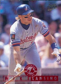 #404 Mike Lansing - Montreal Expos - 1995 Ultra Baseball