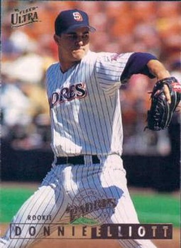 #437 Donnie Elliott - San Diego Padres - 1995 Ultra Baseball