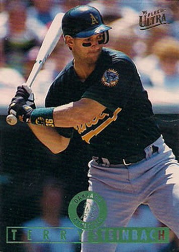 #97 Terry Steinbach - Oakland Athletics - 1995 Ultra Baseball