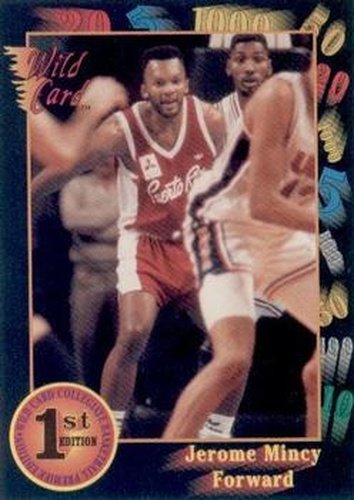 #100 Jerome Mincy - UAB Blazers - 1991-92 Wild Card Basketball