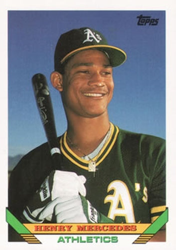 #602 Henry Mercedes - Oakland Athletics - 1993 Topps Baseball