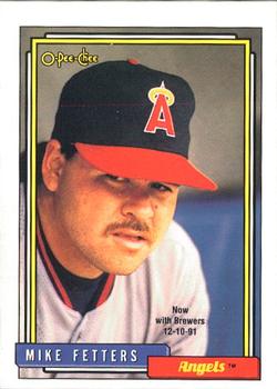 #602 Mike Fetters - Milwaukee Brewers - 1992 O-Pee-Chee Baseball