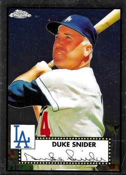 #602 Duke Snider - Los Angeles Dodgers - 2021 Topps Chrome Platinum Anniversary Baseball
