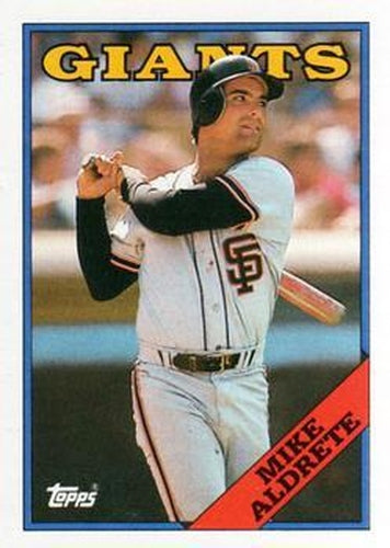 #602 Mike Aldrete - San Francisco Giants - 1988 Topps Baseball