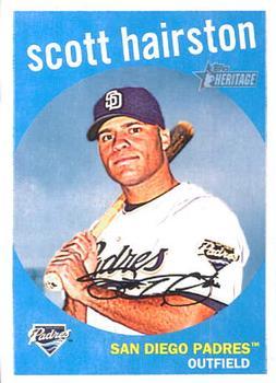 #602 Scott Hairston - San Diego Padres - 2008 Topps Heritage Baseball