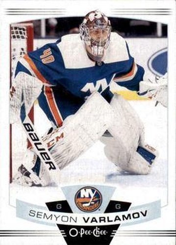 #602 Semyon Varlamov - New York Islanders - 2019-20 O-Pee-Chee Update Hockey