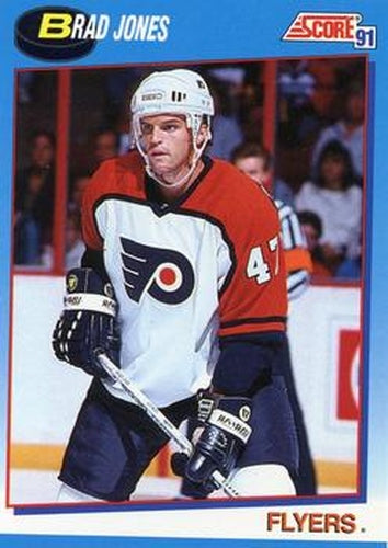 #603 Brad Jones - Philadelphia Flyers - 1991-92 Score Canadian Bilingual Hockey