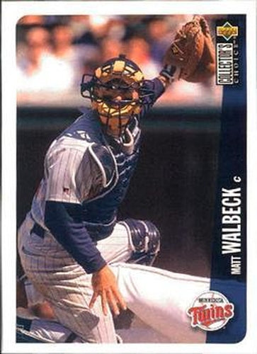 #603 Matt Walbeck - Minnesota Twins - 1996 Collector's Choice Baseball
