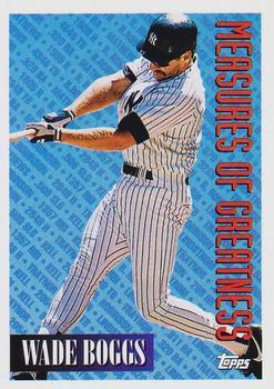 #603 Wade Boggs - New York Yankees - 1994 Topps Baseball