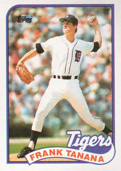 #603 Frank Tanana - Detroit Tigers - 1989 Topps Baseball