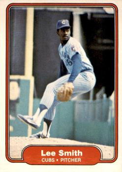 #603 Lee Smith - Chicago Cubs - 1982 Fleer Baseball