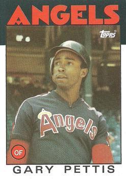 #604 Gary Pettis - California Angels - 1986 Topps Baseball