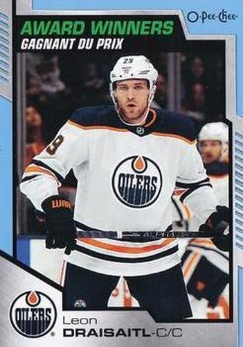 #604 Leon Draisaitl - Edmonton Oilers - 2020-21 O-Pee-Chee Update Blue Hockey