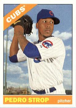 #604 Pedro Strop - Chicago Cubs - 2015 Topps Heritage Baseball