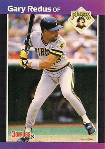 #605 Gary Redus - Pittsburgh Pirates - 1989 Donruss Baseball