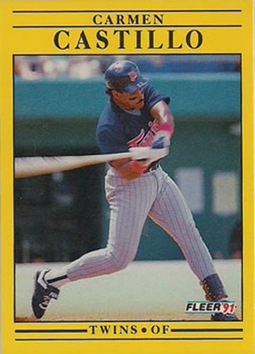 #606 Carmen Castillo - Minnesota Twins - 1991 Fleer Baseball