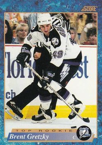 #606 Brent Gretzky - Tampa Bay Lightning - 1993-94 Score Canadian Hockey