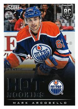 #606 Mark Arcobello - Edmonton Oilers - 2013-14 Score Hockey