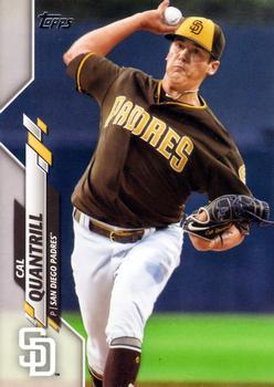 #607 Cal Quantrill - San Diego Padres - 2020 Topps Baseball