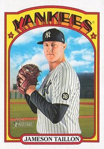 #607 Jameson Taillon - New York Yankees - 2021 Topps Heritage Baseball