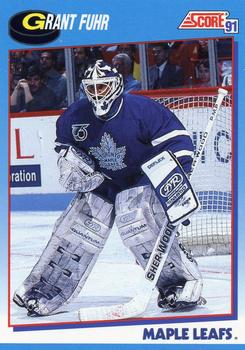 #608 Grant Fuhr - Toronto Maple Leafs - 1991-92 Score Canadian Bilingual Hockey
