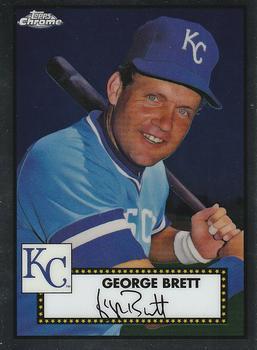 #608 George Brett - Kansas City Royals - 2021 Topps Chrome Platinum Anniversary Baseball