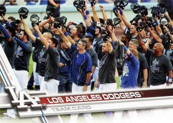 #608 Los Angeles Dodgers - Los Angeles Dodgers - 2017 Topps Baseball