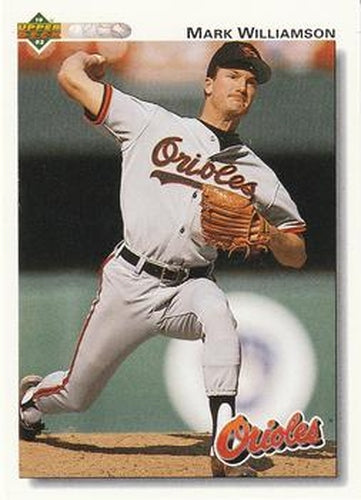 #609 Mark Williamson - Baltimore Orioles - 1992 Upper Deck Baseball