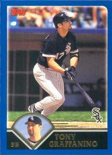 #609 Tony Graffanino - Chicago White Sox - 2003 Topps Baseball