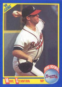 #609 Mike Stanton - Atlanta Braves - 1990 Score Baseball